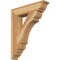 Ekena Millwork Olympic Traditional Rough Sawn Bracket, Western Red Cedar, 4"W x 20"D x 24"H BKT04X20X24OLY01RWR - alternate 1